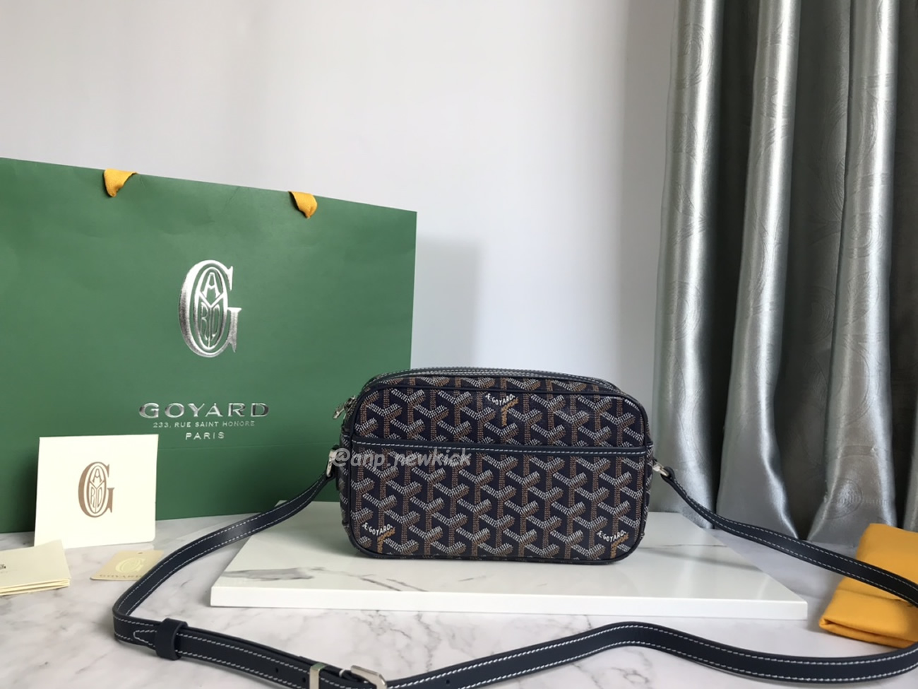 Goyard Cap Vert Camera Bag 13 Cm X 6.5 Cm X 22 Cm (14) - newkick.cc